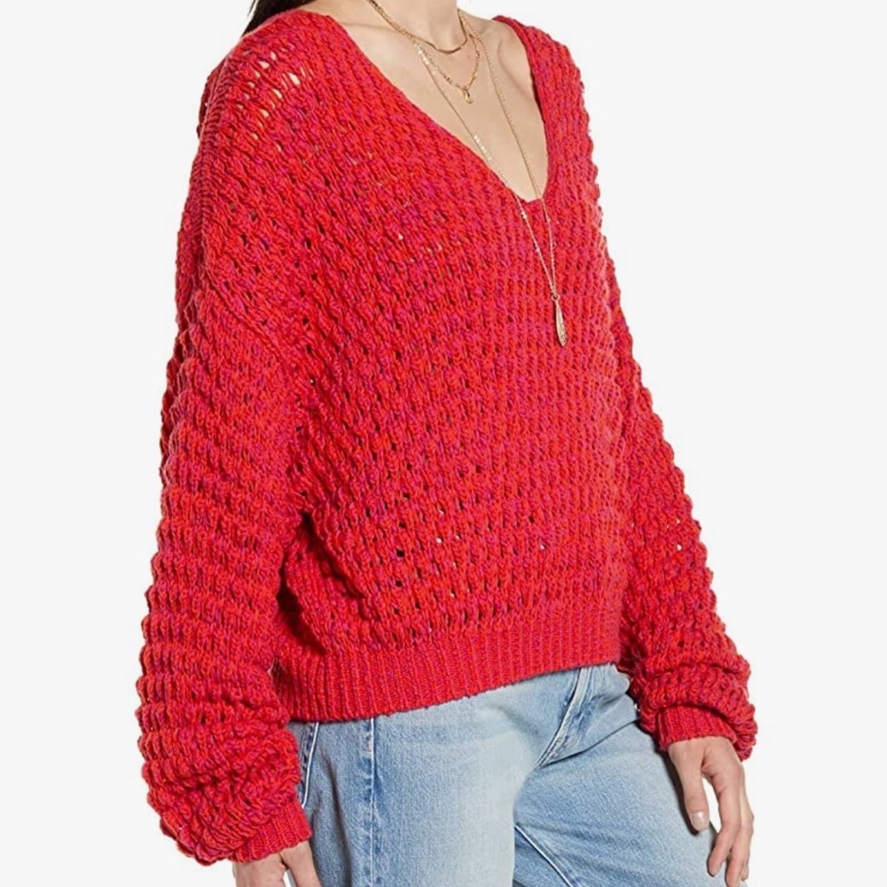 FREE PEOPLE
Coconut V-Neck Sweater - Picture 2 of 2